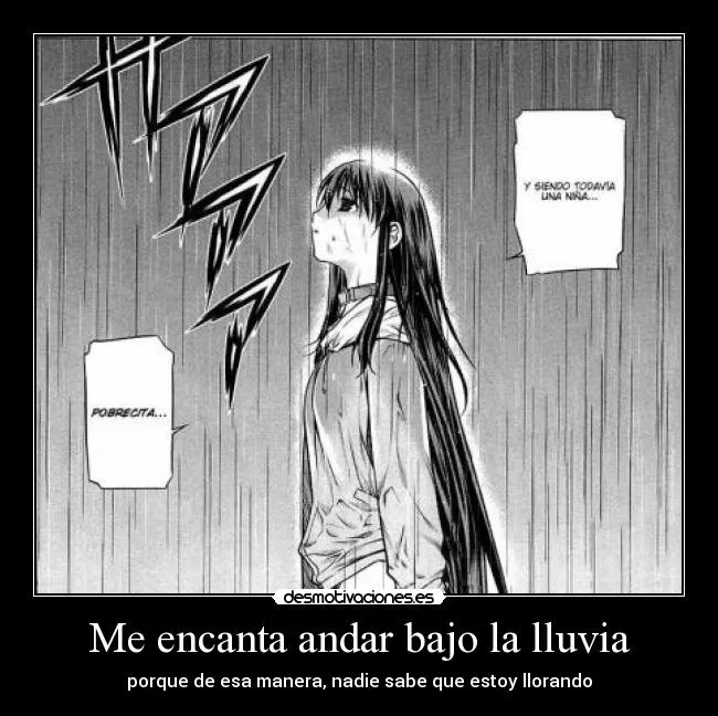 Me encanta andar bajo la lluvia | Desmotivaciones Me encanta andar bajo la lluvia | Desmotivaciones