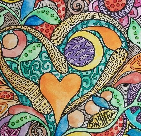 Encanta aplastar Singleton Hippie Arte Original por justgivemepeace Encanta aplastar Singleton Hippie Arte Original por justgivemepeace
