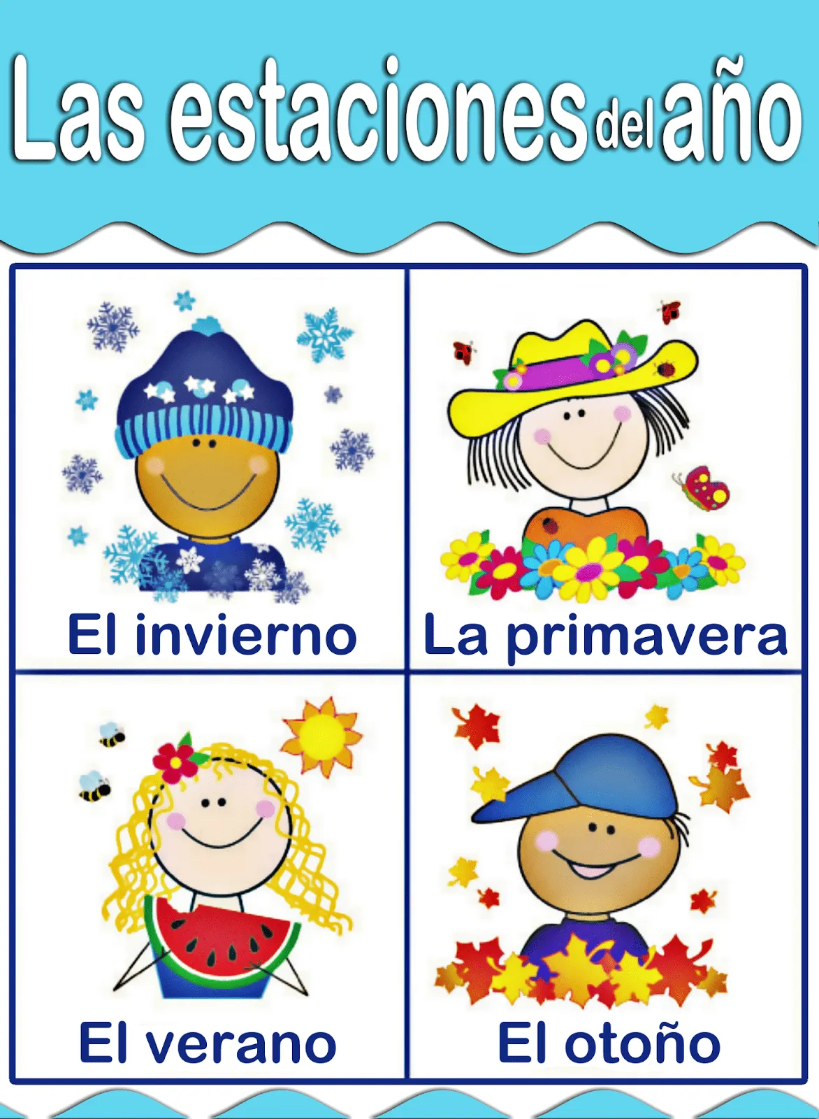 Me encanta escribir en español: Las estaciones del año y las fechas Me encanta escribir en español: Las estaciones del año y las fechas