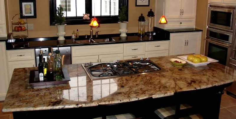 Encimeras de granito.