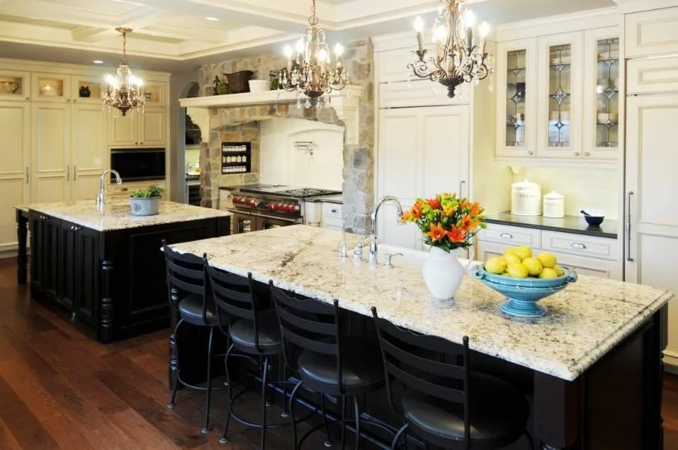 Encimeras de granito, madera, mármol y melamina