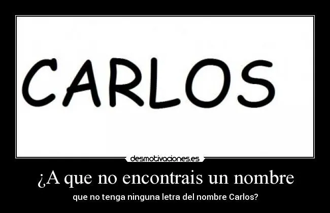 Nombre carlos - Imagui