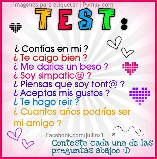 Test para amigas - Imagui