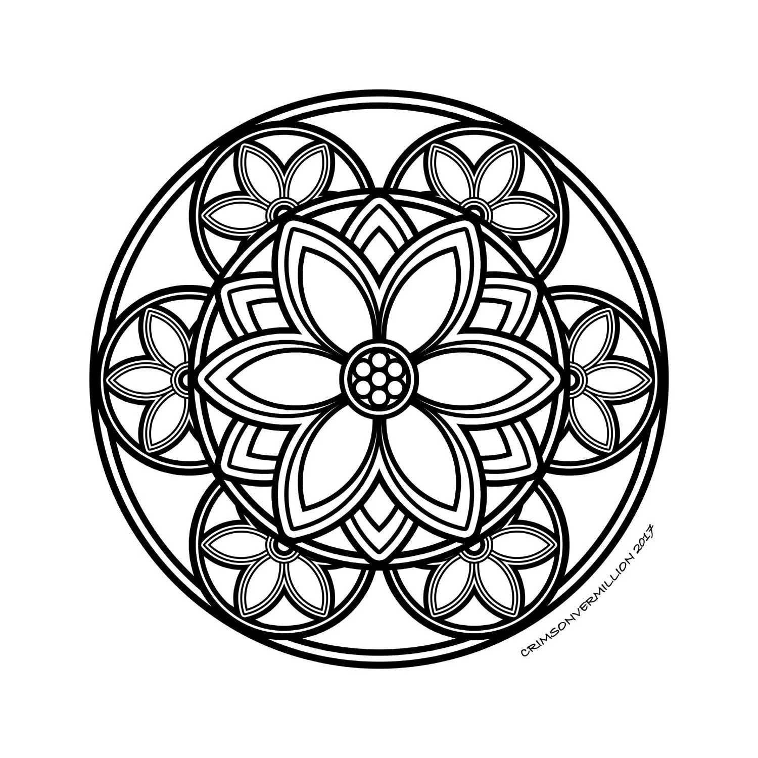 Energía primaria - Mandalas - Colorear para Adultos Energía primaria - Mandalas - Colorear para Adultos