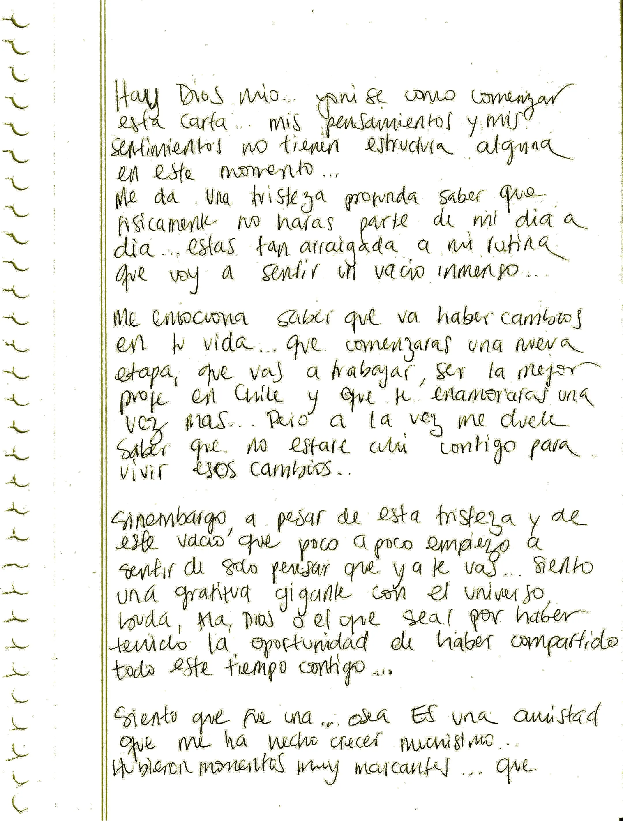 despedida | Cartas a la Carta