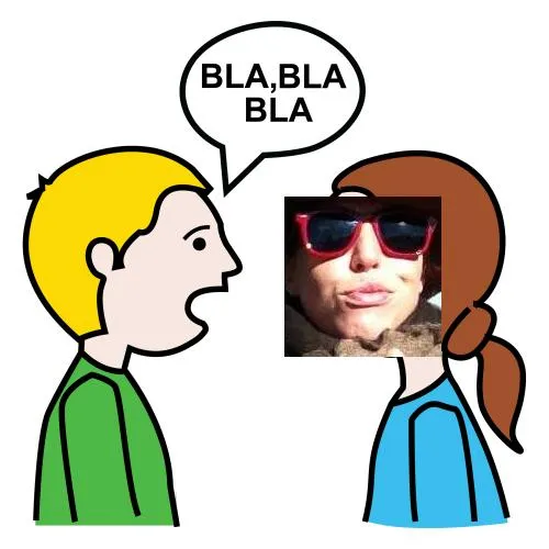 Dibujos de gente conversando - Imagui