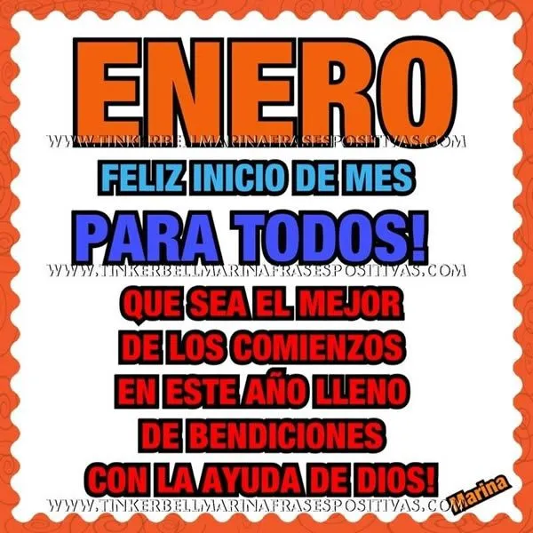 Enero: Feliz inicio de mes para todos! imagen #8023