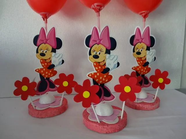 Enfeite de mesa da Minnie | Buum Balloon | Elo7