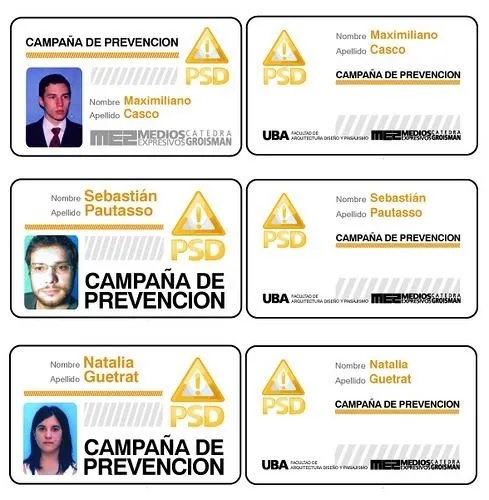 Enfermedad" Visual: Carnets "campaña de prevencion" Enfermedad" Visual: Carnets "campaña de prevencion"