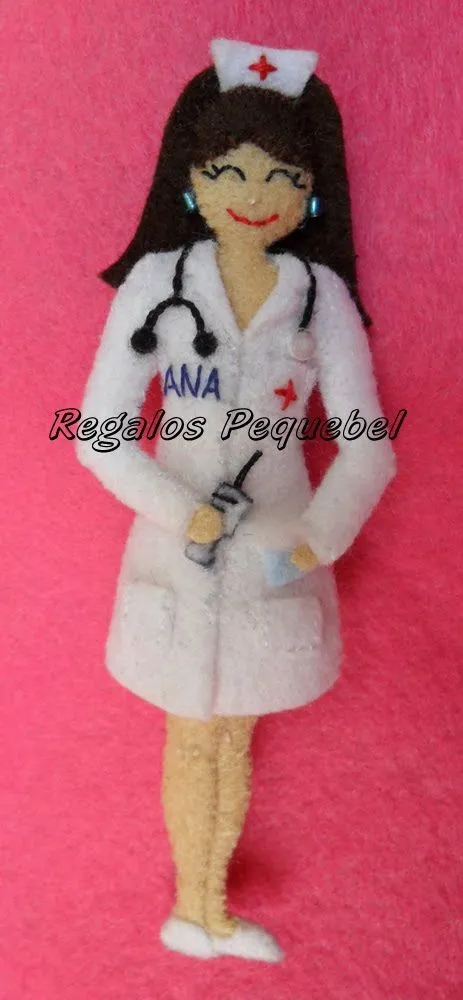 Patrones de muñeca de fieltro enfermera - Imagui