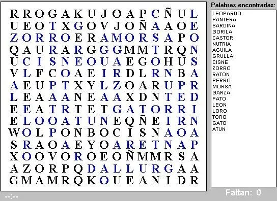 Enfrentamientos: Solución sopa de letras 19 de junio