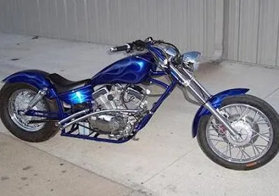 Engine World: Radically Customized Motorcycle - Chopper