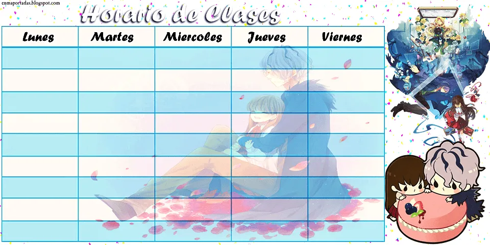 Enmaportadas: Horarios de Clase Ib