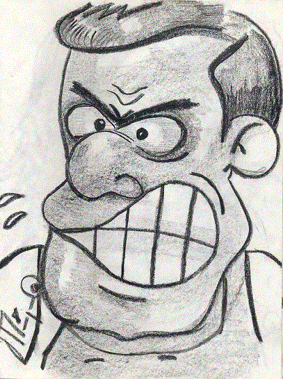 Cara de caricaturas enojadas - Imagui
