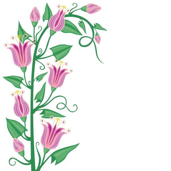 Enredadera de flores — Vector stock © agrino #14762427