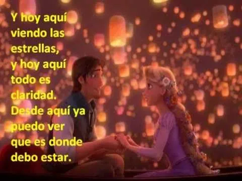 Enredados - Veo en ti la luz + letra - YouTube Enredados - Veo en ti la luz + letra - YouTube