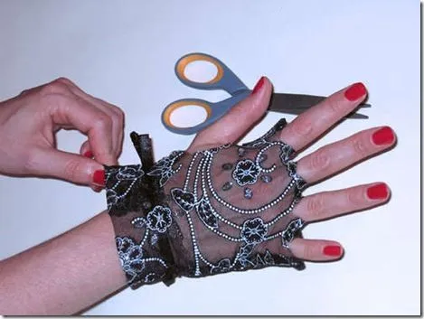 enrHedando: Como hacer unos Guantes sin dedos de Fiesta Tutoriales enrHedando: Como hacer unos Guantes sin dedos de Fiesta Tutoriales