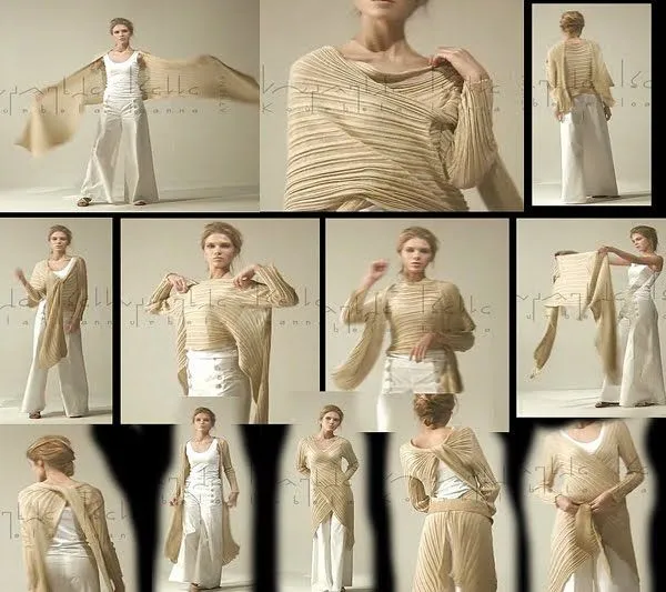 enrHedando: Como hacer y ponerse Vestidos Multiusos Patrones - how ...