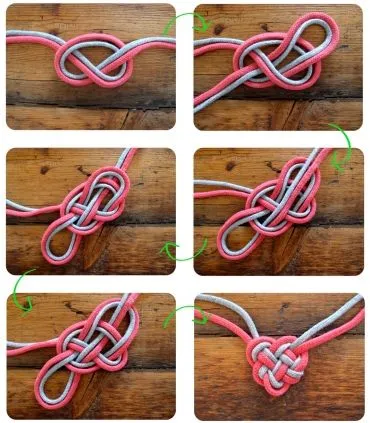 enrHedando: Como hacer 3 Pulseras Corazon de Macrame