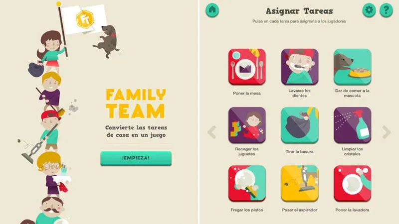 Enseña las tareas domésticas a los niños con Family Team - Flota Enseña las tareas domésticas a los niños con Family Team - Flota