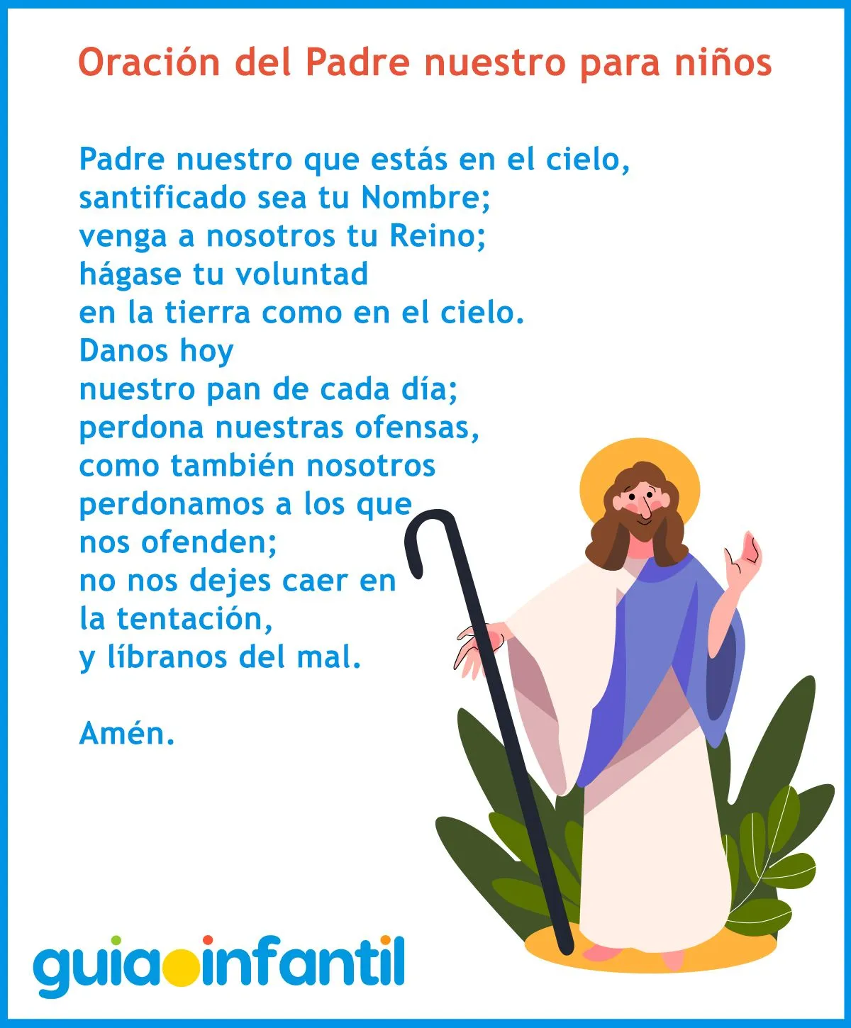 Enseñar a los niños la oración del Padre Nuestro con recursos educativos Enseñar a los niños la oración del Padre Nuestro con recursos educativos