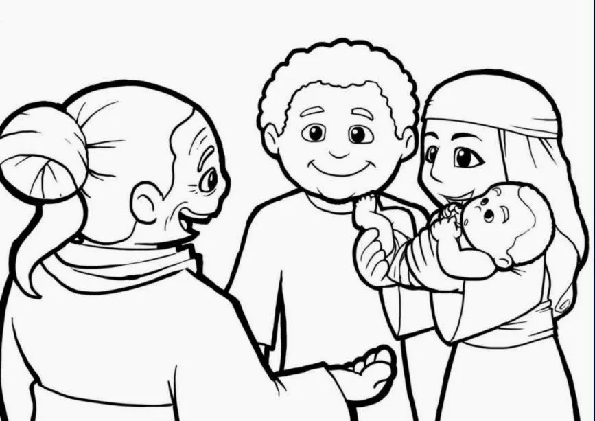 ensinanzaere: PRESENTACION DE JESÚS, DIBUJOS