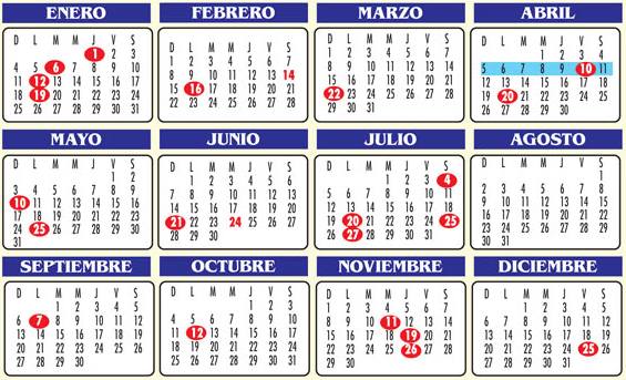 Calendario de 2009 - Imagui