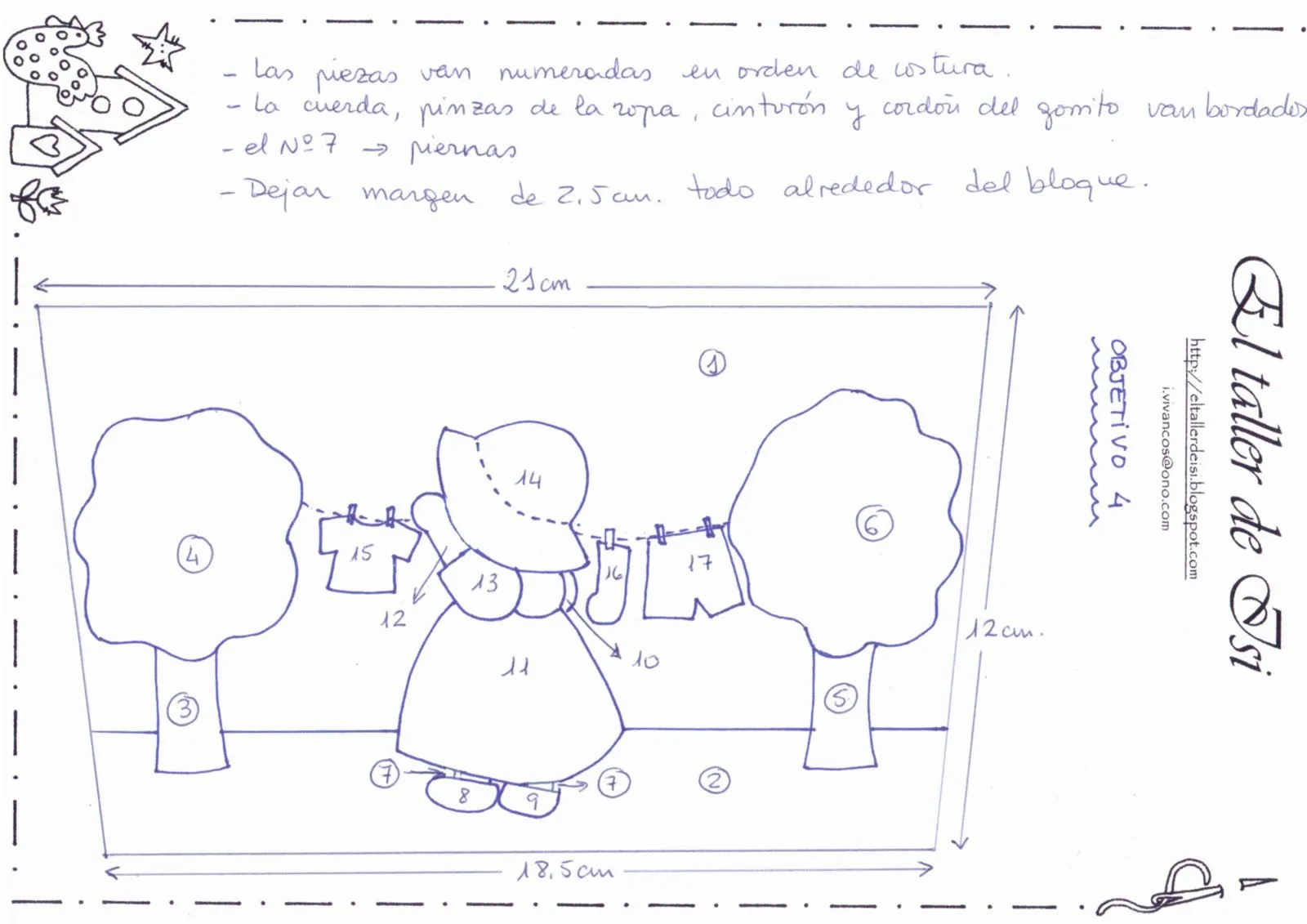 Entre-telas con Elena: patrones utilizados para la pantalla Entre-telas con Elena: patrones utilizados para la pantalla
