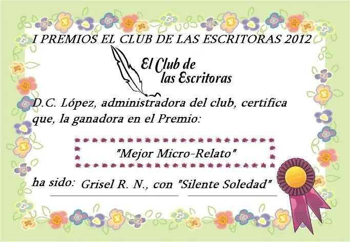 ENTREGA DE DIPLOMAS A LAS GANADORAS DEL I PREMIO EL CLUB DE LAS ...