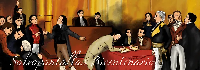 Nueva entrega de Salvapantallas Bicentenario: 5 de julio de 1811 Nueva entrega de Salvapantallas Bicentenario: 5 de julio de 1811