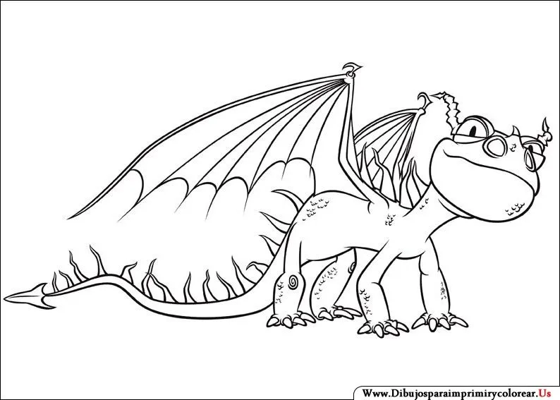 Como entrenar a tu dragon 2 para colorear - Imagui