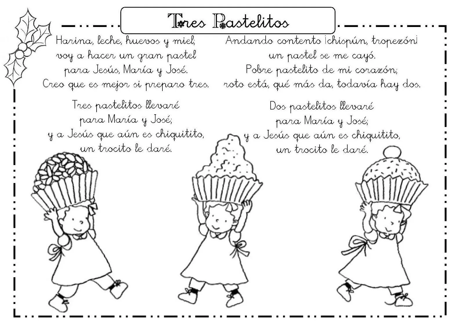 Entresijos musicales: Villancico "Tres pastelitos" (Ed.infantil 4 ... Entresijos musicales: Villancico "Tres pastelitos" (Ed.infantil 4 ...