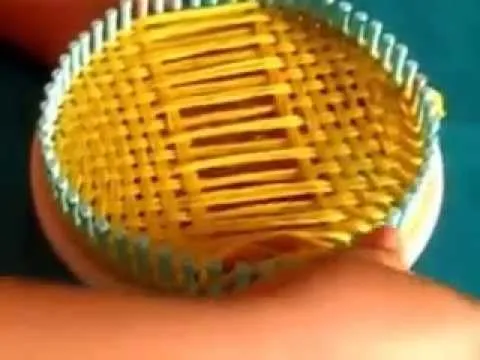 Entretejido en Telar Circular - YouTube