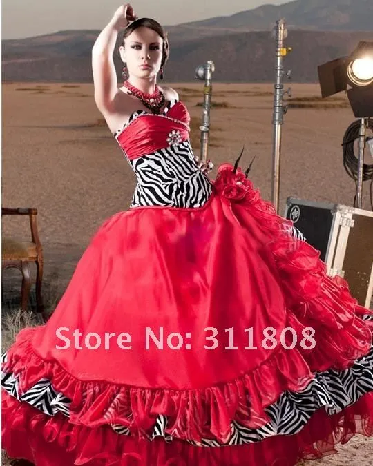 Envío gratis los más populares Zebra Crystal Quinceanera del ...