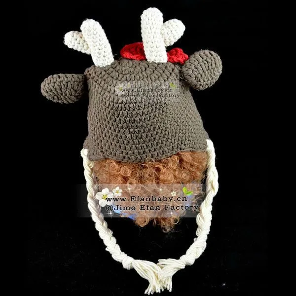 Envío libre de la mano animales de punto reno del invierno del ... Envío libre de la mano animales de punto reno del invierno del ...