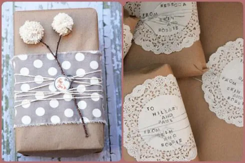 Envuelve la Navidad, Con Papel Kraft | Cultura decó
