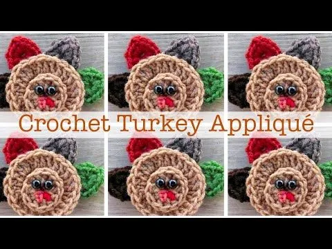 Episode 126: How To Crochet An Easy Turkey Applique - YouTube Episode 126: How To Crochet An Easy Turkey Applique - YouTube