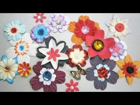 Episodio 573- Tècnicas simples para realizar flores de papel para ... Episodio 573- Tècnicas simples para realizar flores de papel para ...