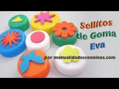 Episodio 584- Cómo hacer sellos de goma eva o foami - YouTube