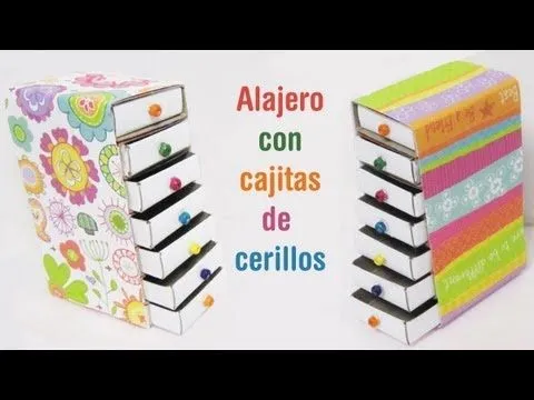 Episodio 645 - Cómo hacer un mini alajero con cajitas de cerillos ...