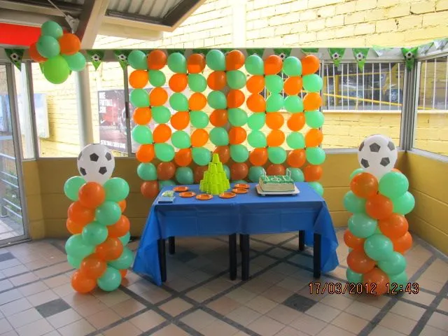 EQUIPOS DE FUTBOL - FOOTBALL DECORACION FIESTAS INFANTILES ...