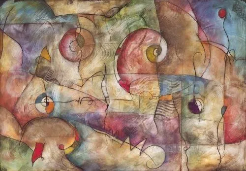 Eric Waugh, Prisma. Mural Abstracto - CuadrosGuapos.com Eric Waugh, Prisma. Mural Abstracto - CuadrosGuapos.com