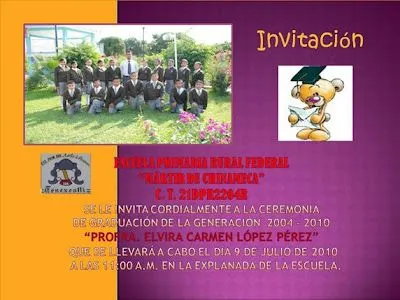 ESC. PRIM. "MARTIR DE CHINAMECA" SEXTO GRADO: junio 2010 ESC. PRIM. "MARTIR DE CHINAMECA" SEXTO GRADO: junio 2010