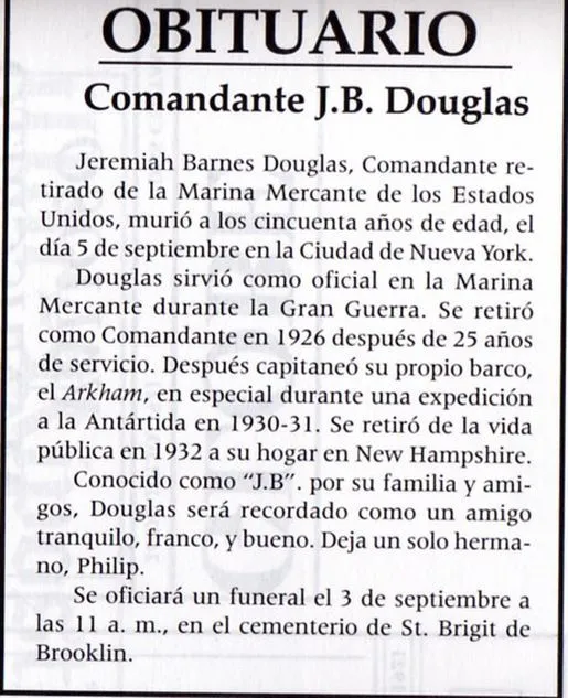 Escalando las Montañas de la Locura: 6 de Septiembre: La noticia ...