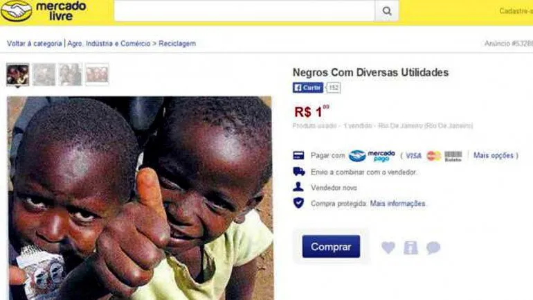 Escándalo en Brasil: "Se venden negros por 1 real" - Taringa!