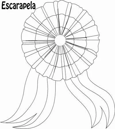 Escarapela para colorear - Imagui