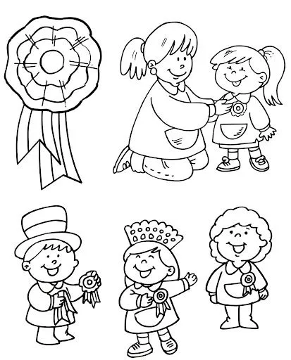 Imagenes la escarapela para colorear - Imagui