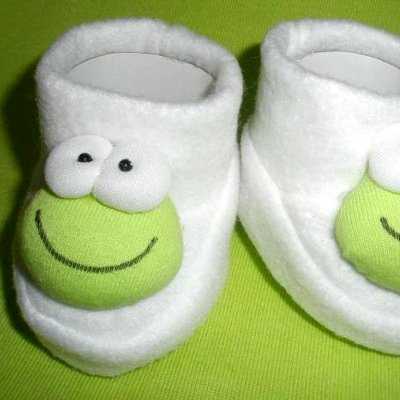 Moldes para hacer zapatitos de beb en polar Imagui