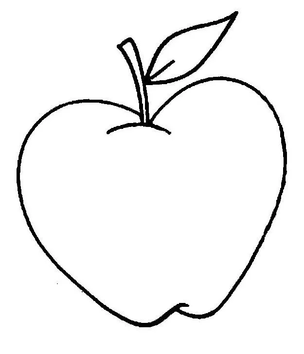 Escola Dominical Infantil ツ: Atividade para colorir: Maça - Betel