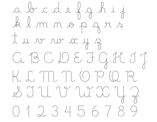 Letras en cursiva bonitas - Imagui